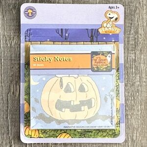 💞 New Peanuts “It’s The Great Pumpkin Charlie Brown” Halloween Sticky Notes
